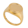 Beginnings Ridged Signet Ring