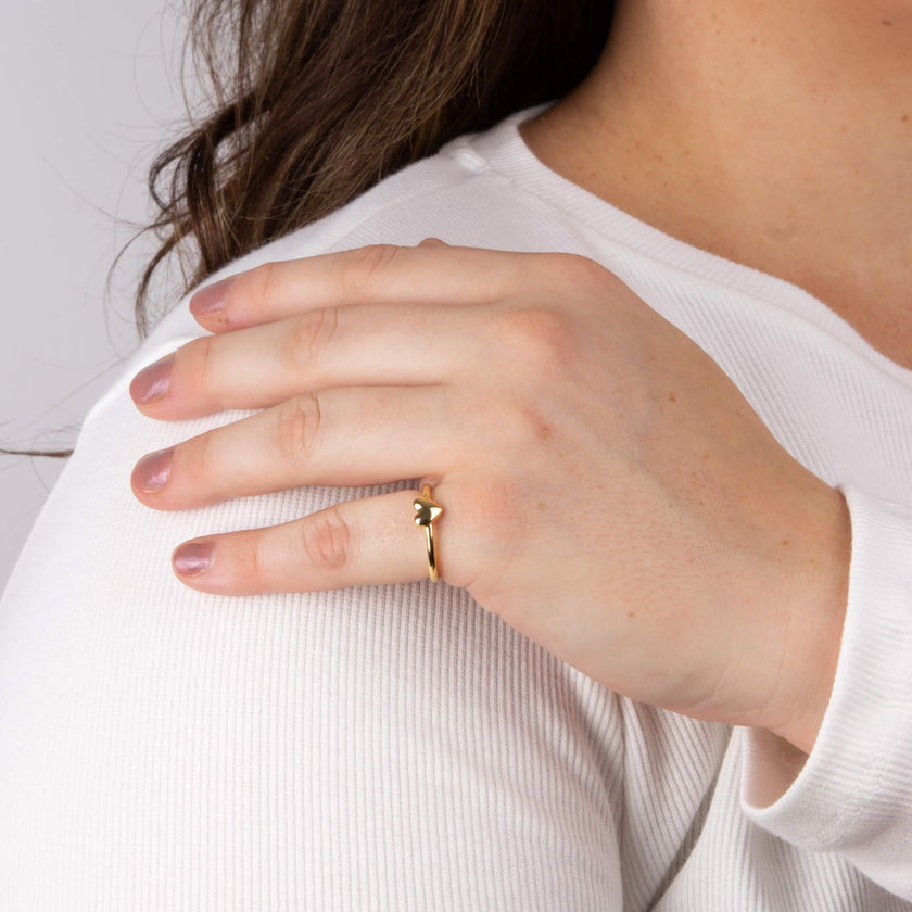 Beginnings Puffed Heart Ring