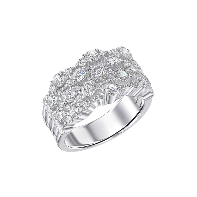 Diamonfire Statement Zirconia Cluster Ring