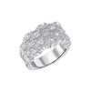 Diamonfire Statement Zirconia Cluster Ring