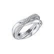 Diamonfire Triple Twist Ring