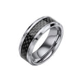 Fred Bennett Wolframring mit schwarzer Carbonfaser-Einlage