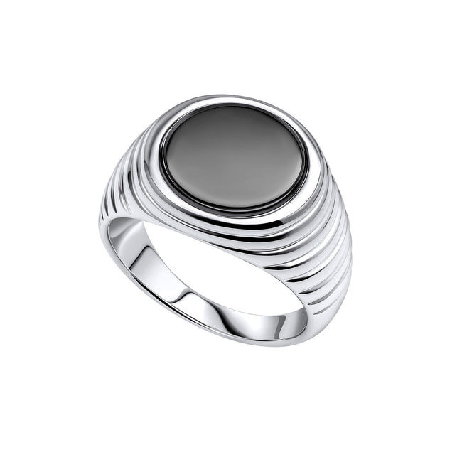 Beginnings Black Onyx Signet Ring
