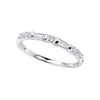 Beginnings Baguette Cut Half Eternity Ring