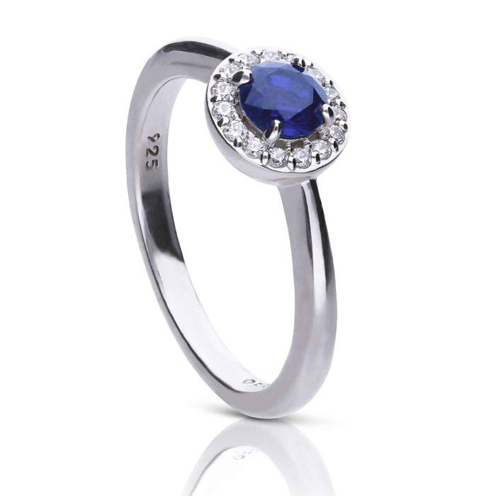 Diamonfire Ring mit runden, farbigen Zirkonia