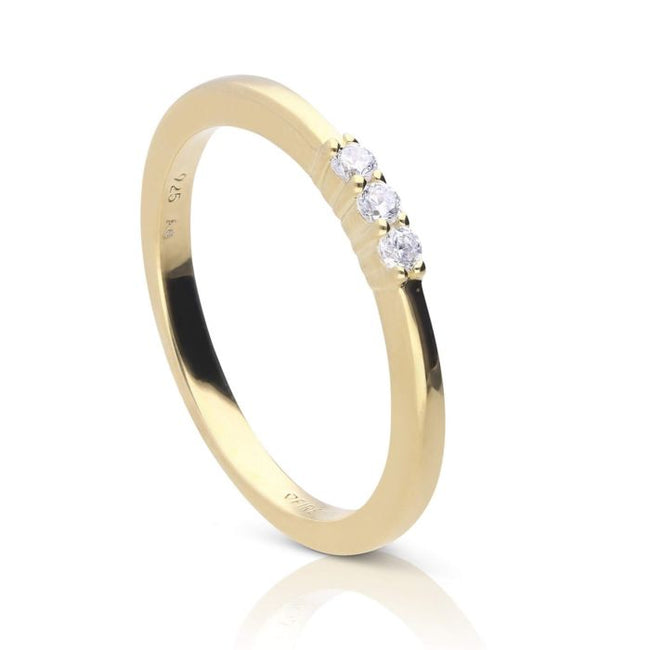 Anillo Trío de Circonitas Diamonfire