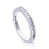 Diamonfire Channel Set Half Eternity Ring
