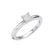Diamonfire Four Claw Square Solitaire Ring