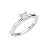 Diamonfire Four Claw Square Solitaire Ring