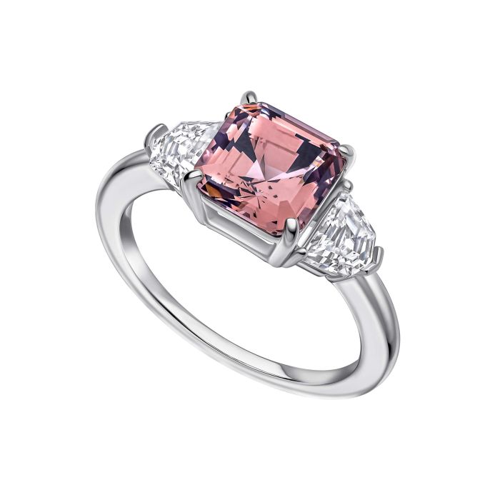 Diamonfire Dreifach-Ring mit Prinzessschliff
