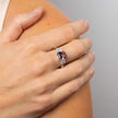 Diamonfire Dreifach-Ring mit Prinzessschliff