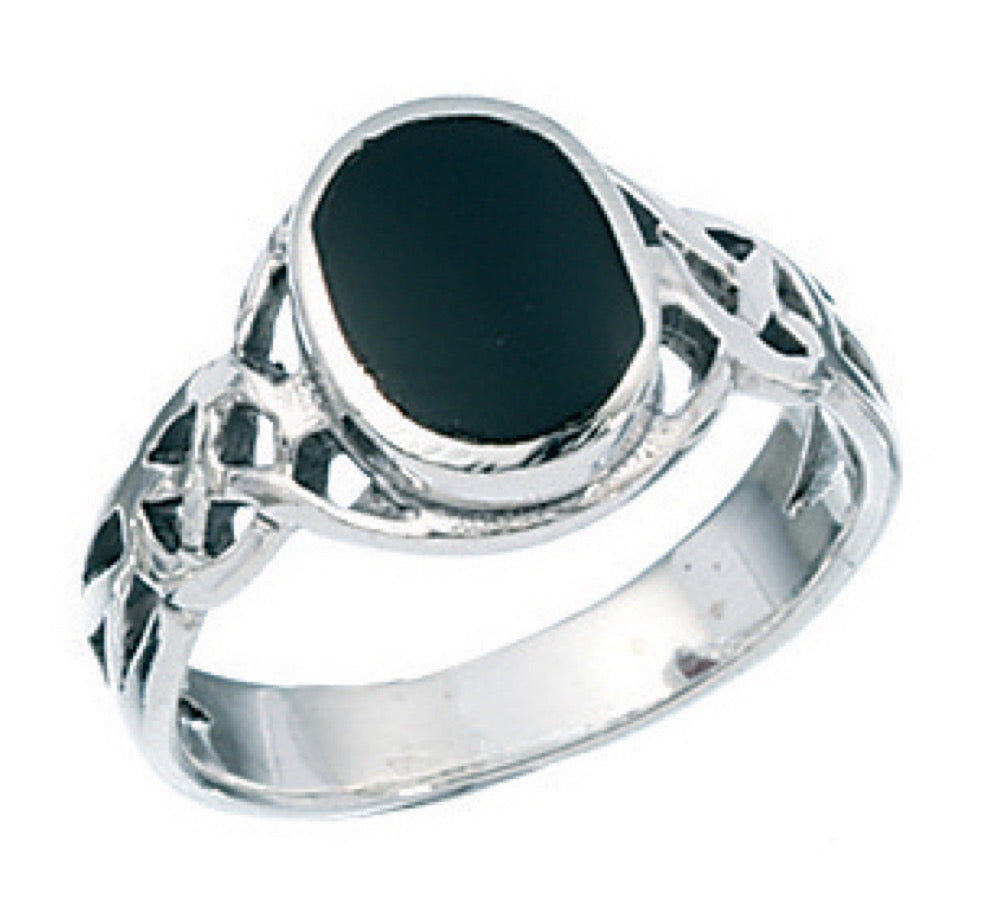 Anillo Celta Beginnings con Ónix Negro