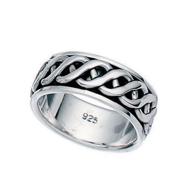 Anillo giratorio con diseño celta Beginnings