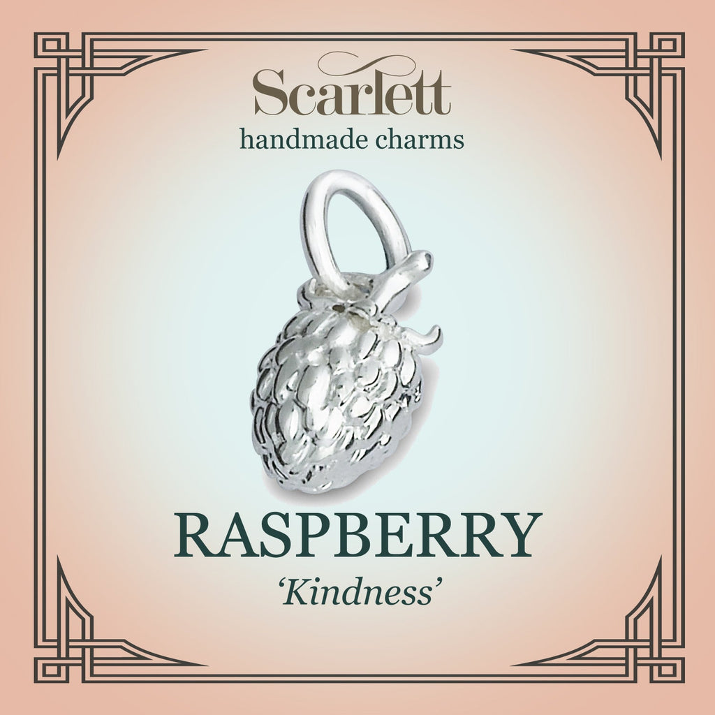Raspberry Silver Charm
