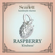 Raspberry Silver Charm
