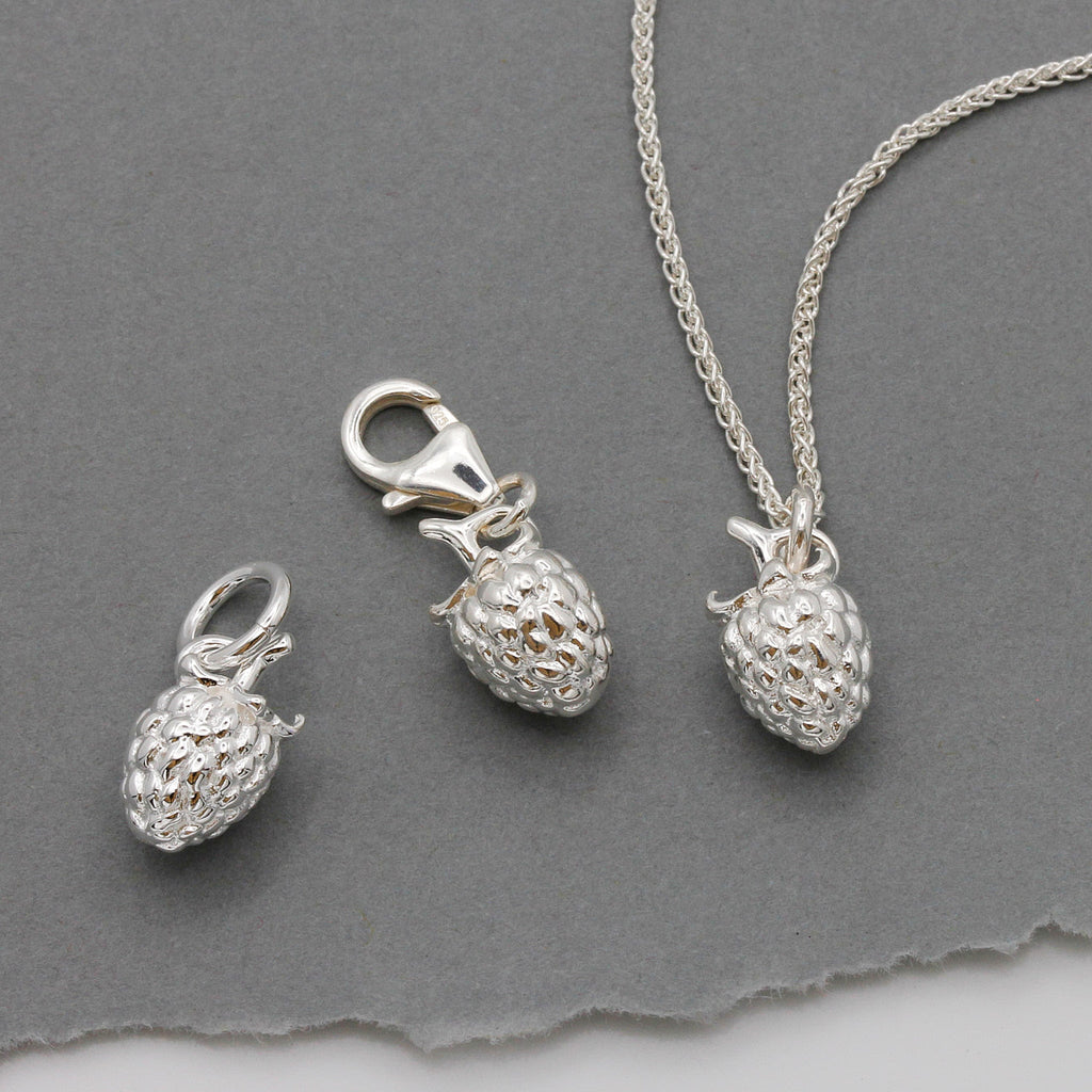 Raspberry Silver Charm