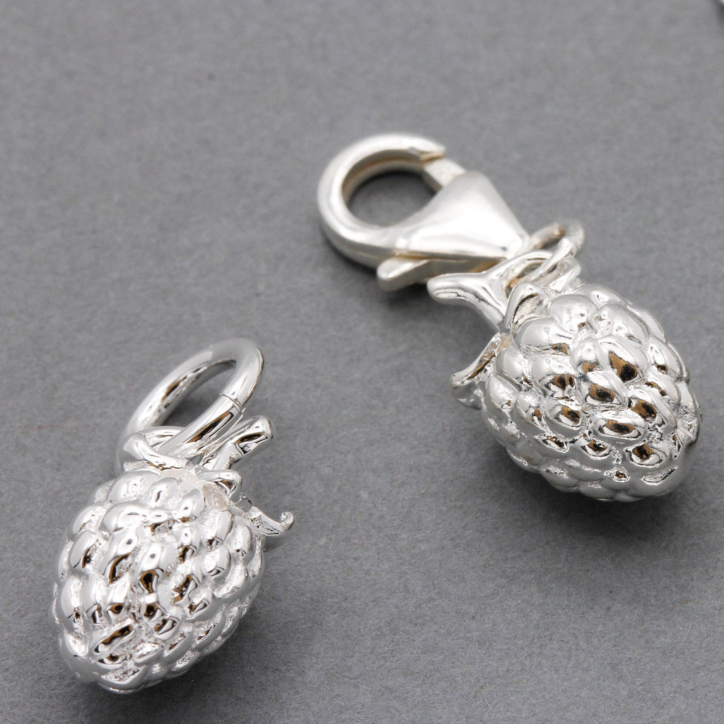 Raspberry Silver Charm