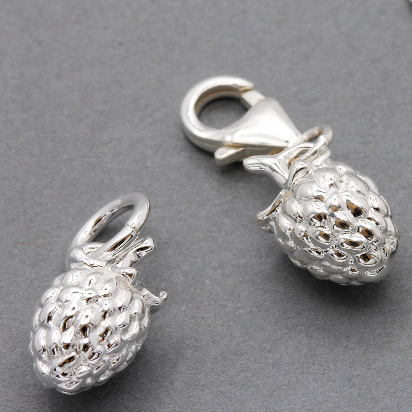 Raspberry Silver Charm