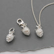 Raspberry Silver Charm