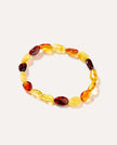 RAW Amber Multicolour Beaded Bracelet