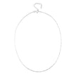 Mixed Flower Rectangle Pendant Necklace
