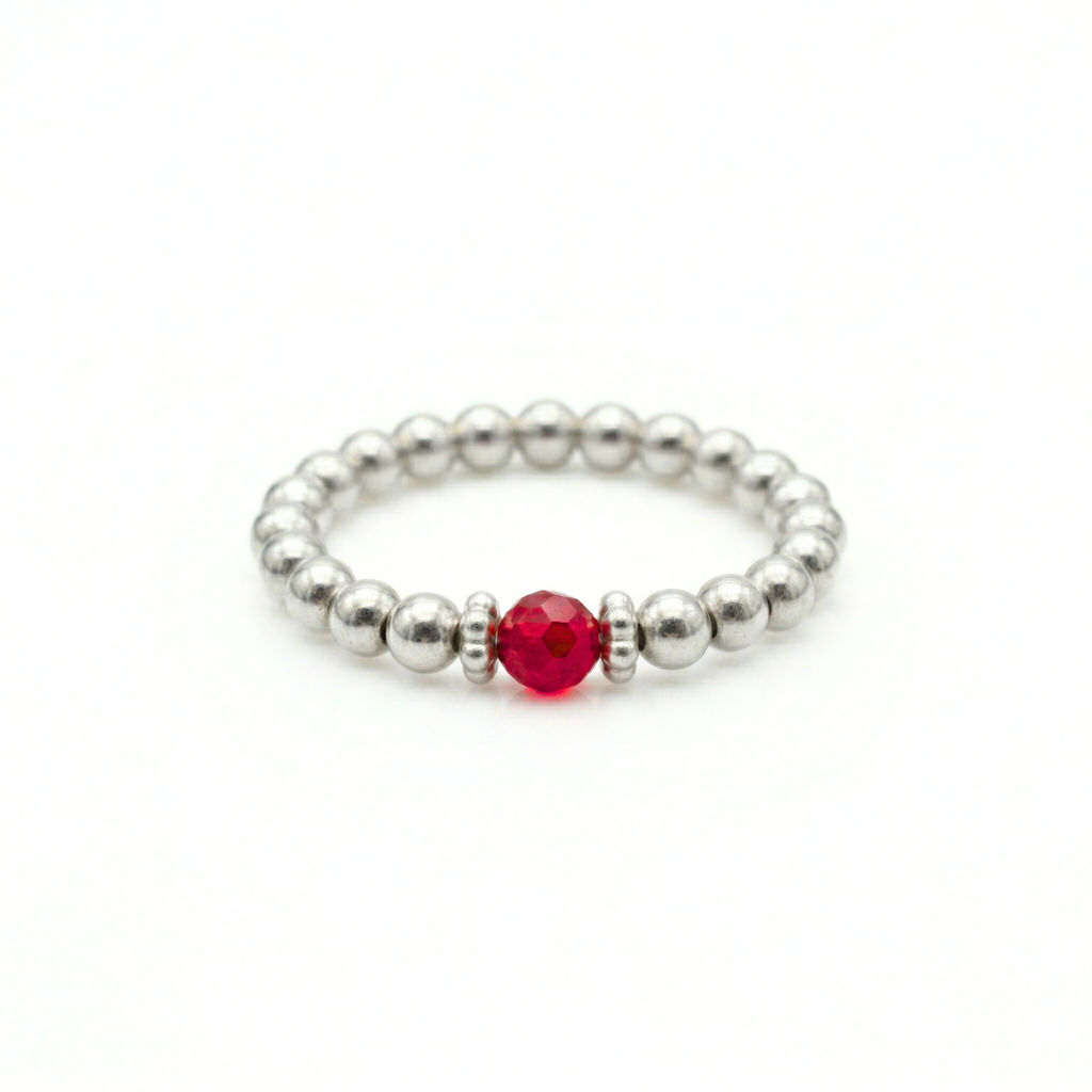 Scarlet Crystal Ring