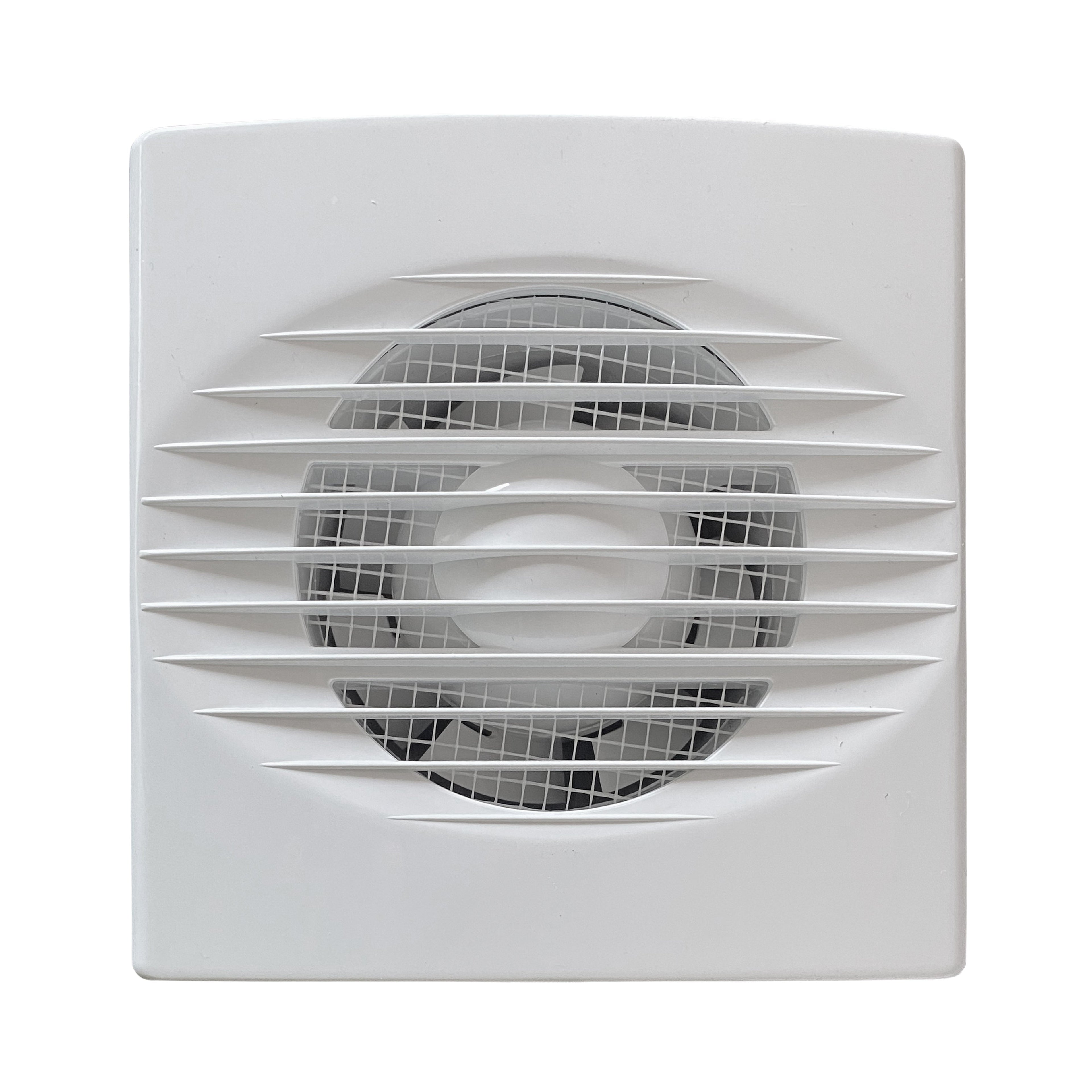 Through Wall Ventilation Kit RICO Timer and Humidistat Fan with Graphite External Vent