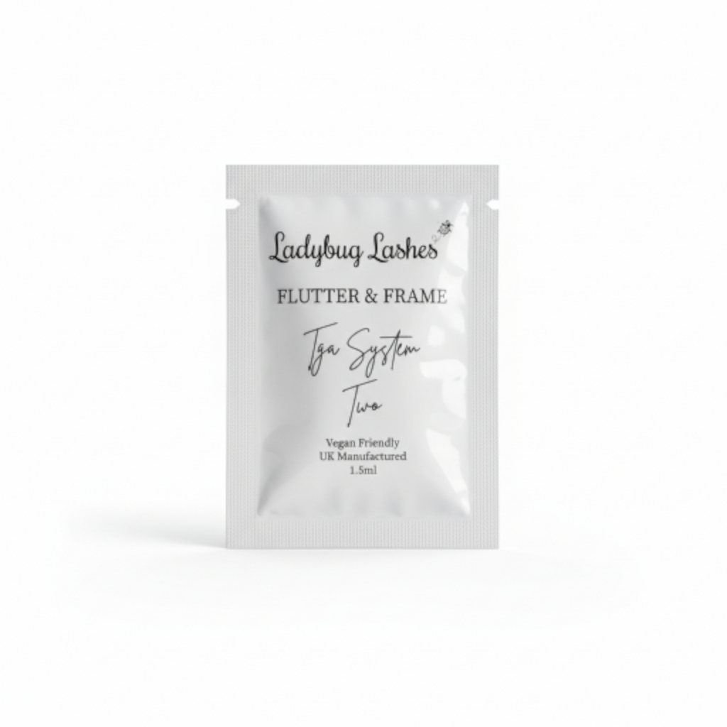 Flutter and Frame Lash Lift & Brow Lamination Sachets