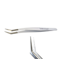 Angled Volume Tweezers Non-Fibre Grip