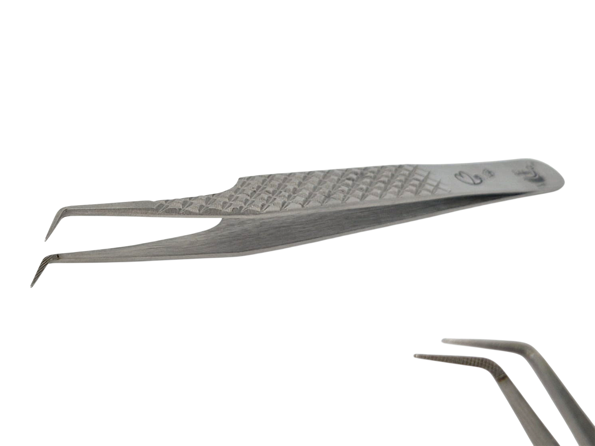 Hybrid 45 Degree Fibre Grip Tweezers