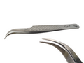 All Purpose Curved 60 Degree Fibre Grip Tweezers