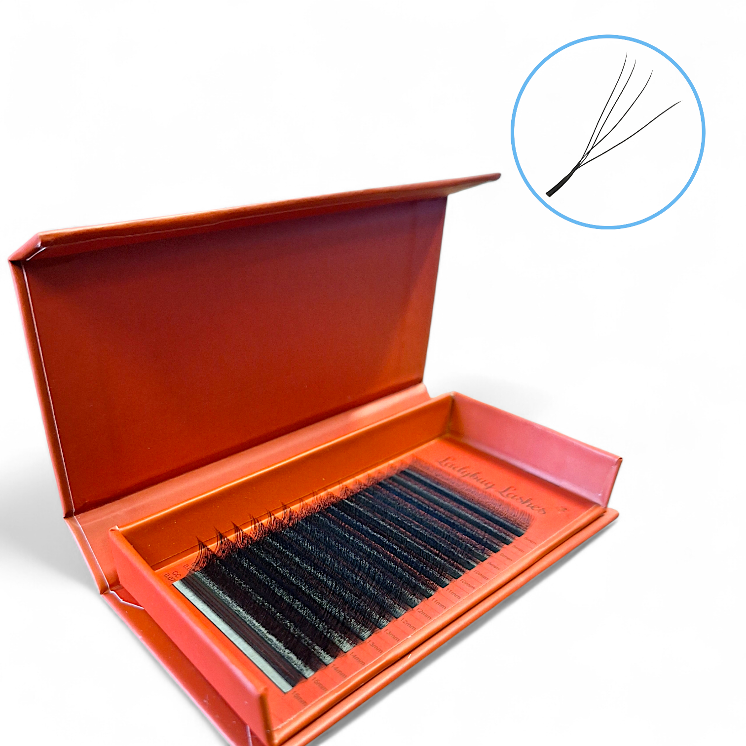 U Lash Trays 16 Row Mixed Length 2D (Double Classics), 3D, 4D & 5D