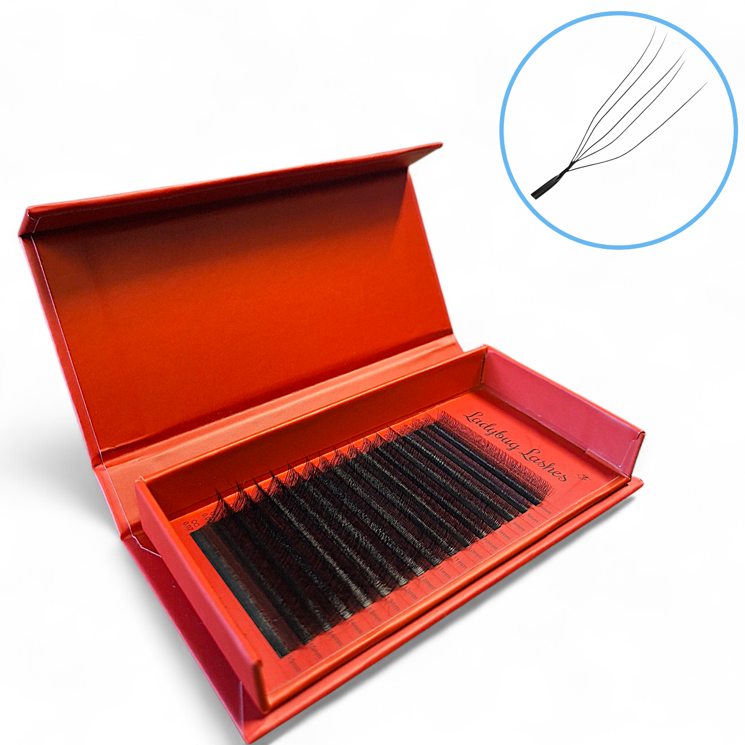 U Lash Trays 16 Row Mixed Length 2D (Double Classics), 3D, 4D & 5D