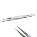 Straight Tip Isolation Tweezers Non Fibre Grip