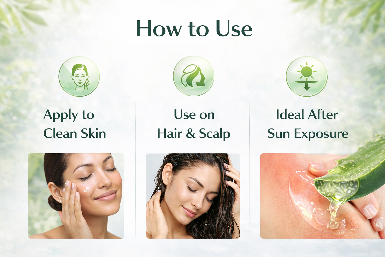 Organic Aloe Vera Gel 5 Pack for Hydration, Soothing & All Skin Types | Ammuri