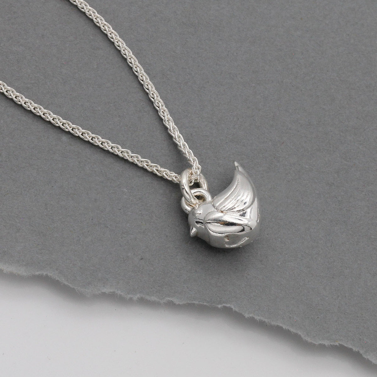 Robin Silver Charm
