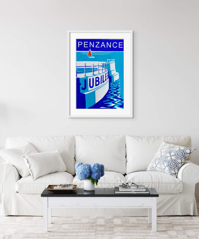 Jubilee Pool Penzance - Art Print