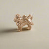 Cavapoo Silver Dog Charm