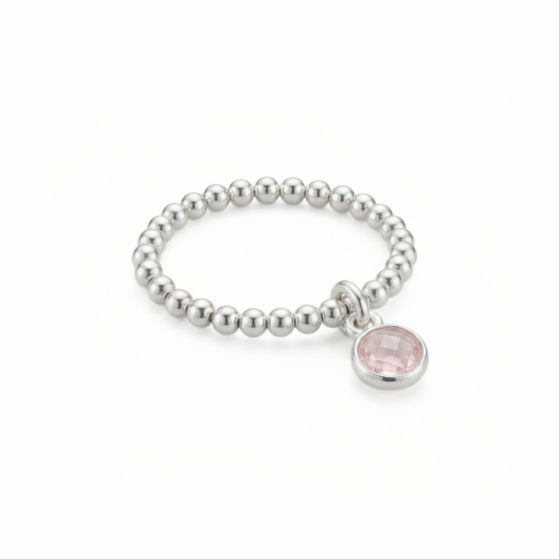 Rose Quartz Jewellery Set | Gemstone Bracelet and Ring