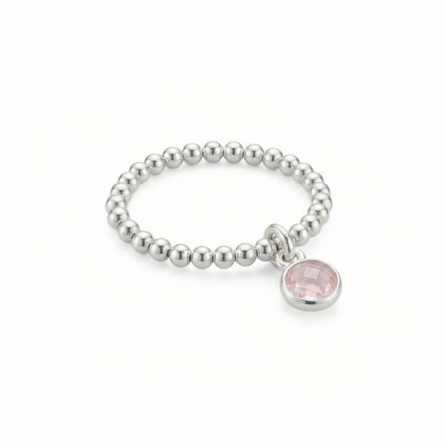 Rose Quartz Jewellery Set | Gemstone Bracelet and Ring