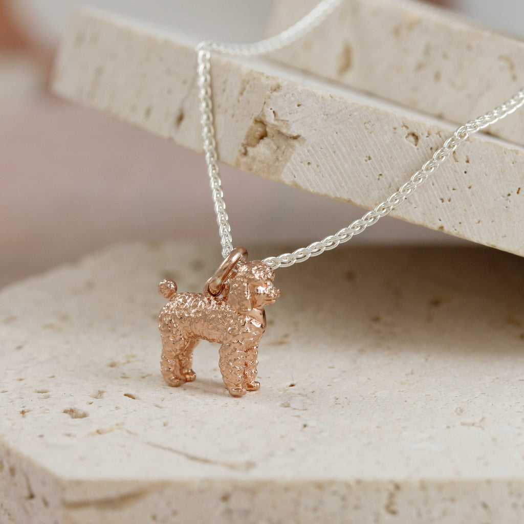 Poodle Silver Dog Charm
