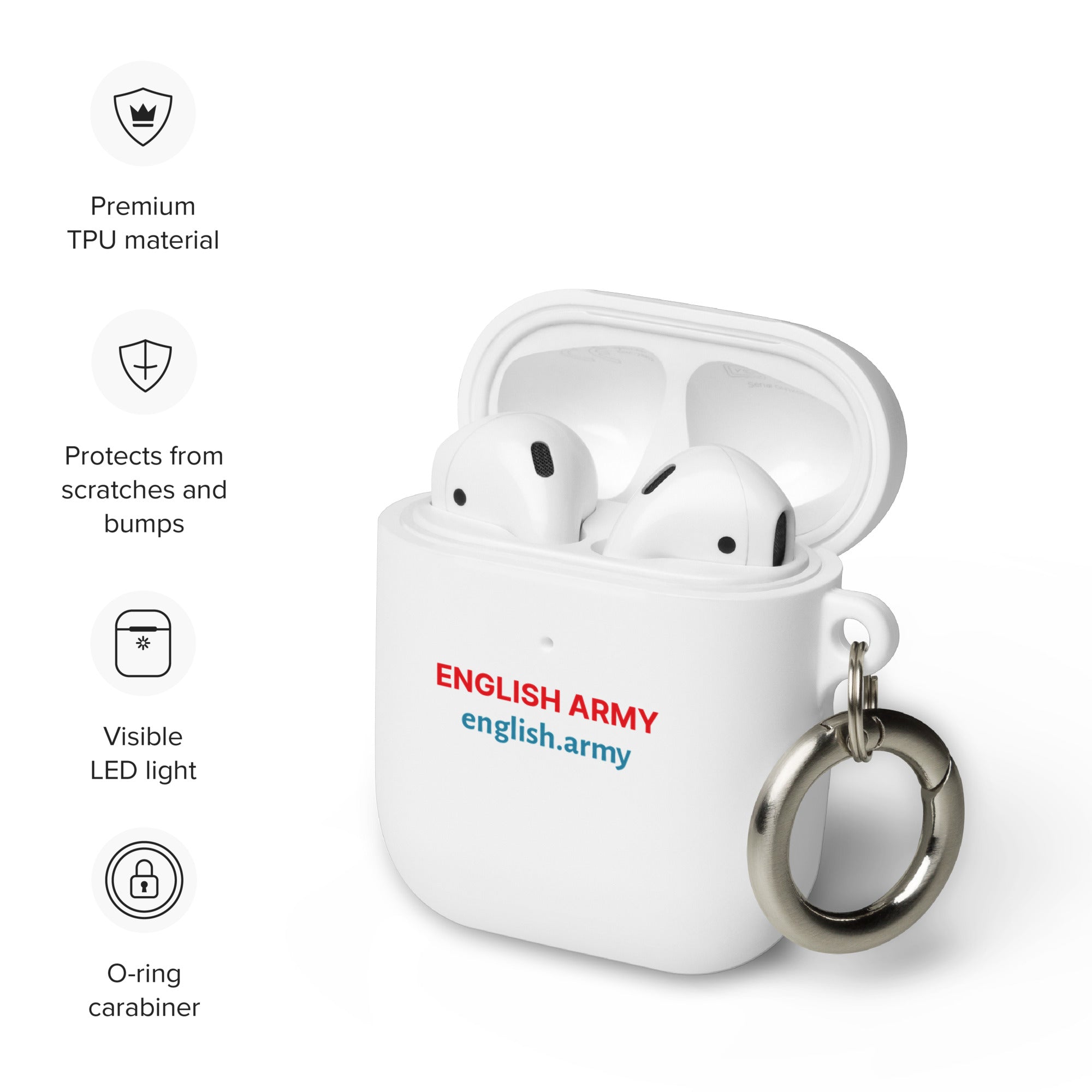 ENGLISH ARMY - Rubber Case For AirPods®