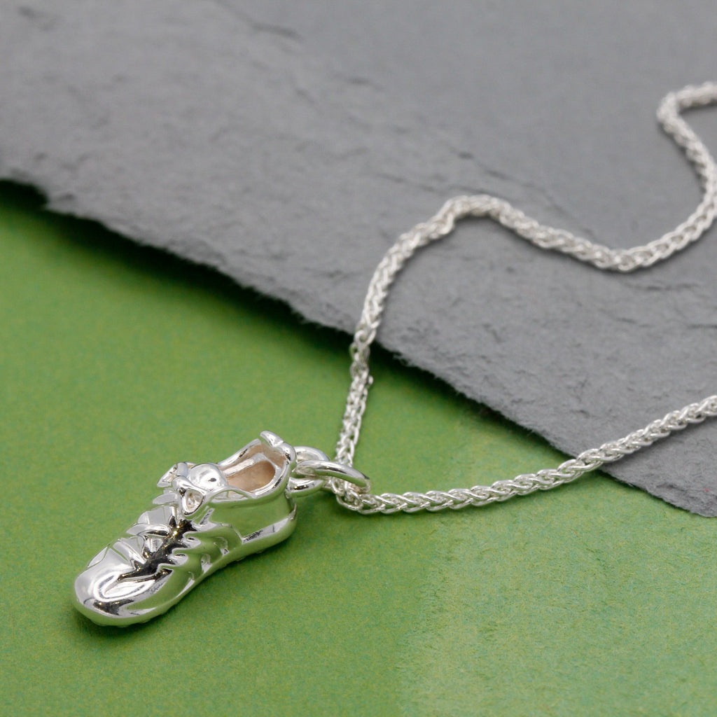 Running Shoe Silver Charm