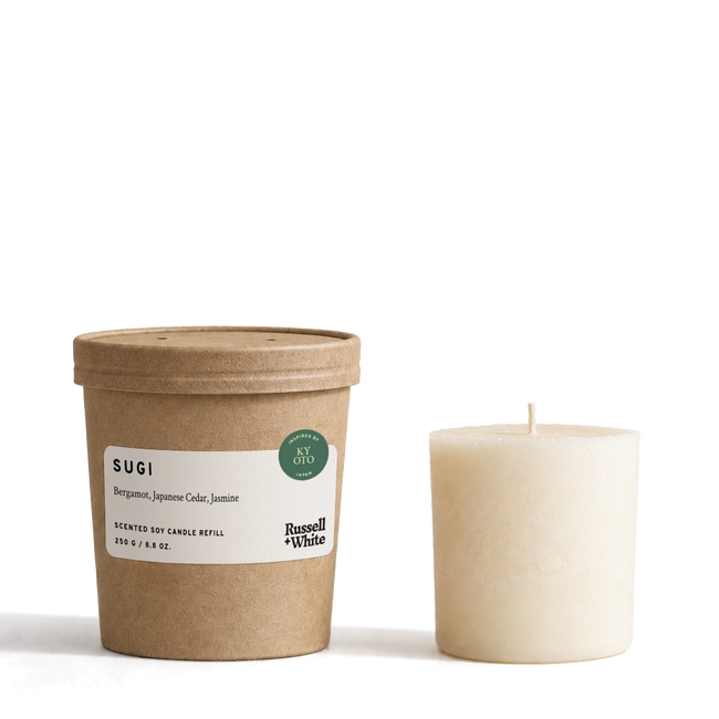 Sugi 250g Scented Soy Candle Refill