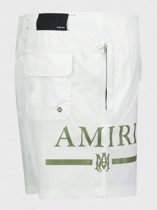 Maillot de bain Amiri Bar Logo blanc