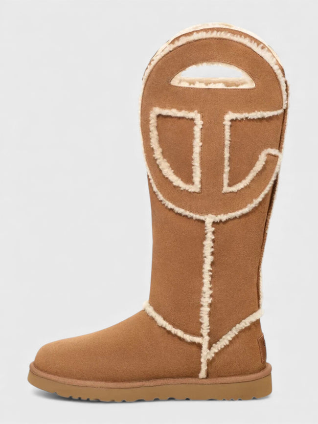 Wysokie buty UGG x Telfar z logo