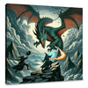 Dragon Battle Canvas