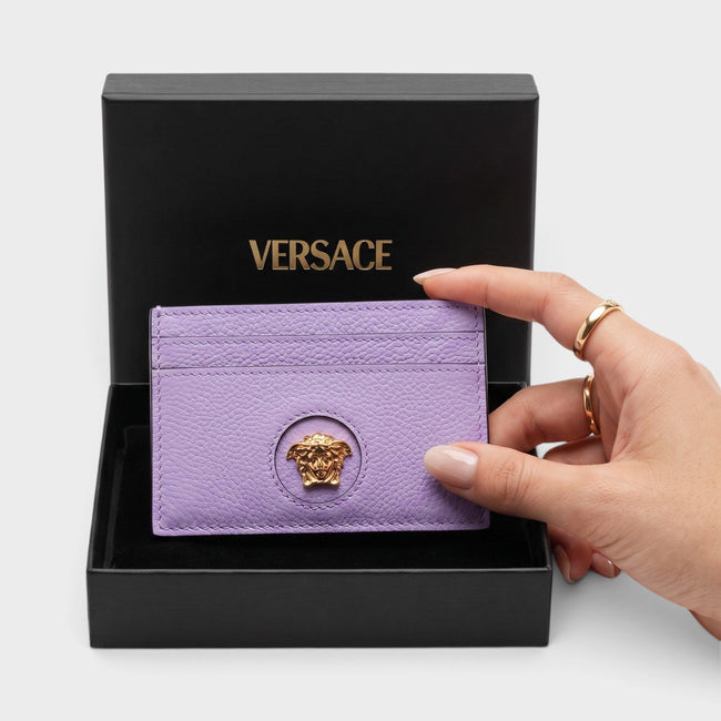 Étui à cartes Medusa Lilas Doré