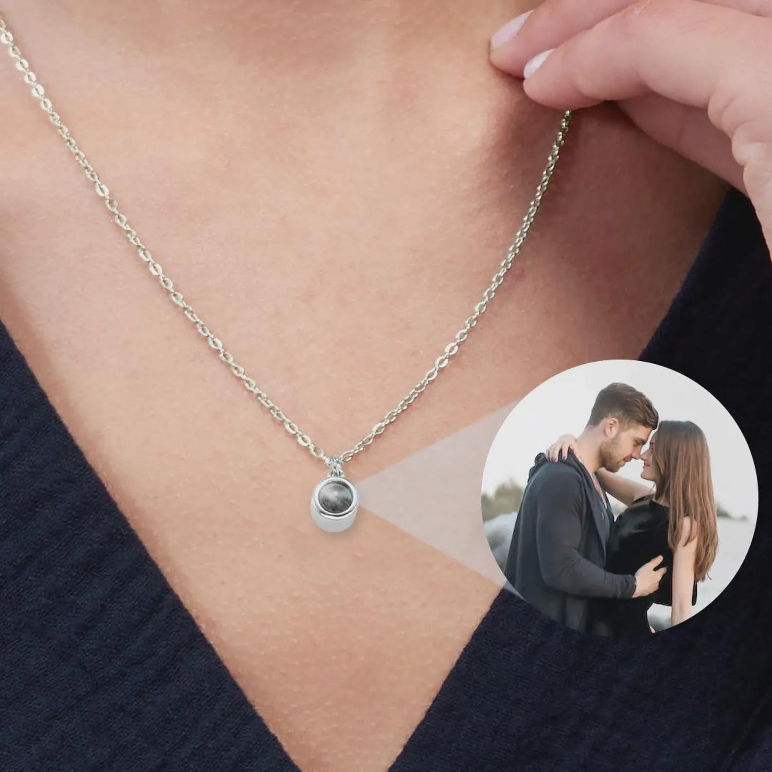 Minimalist Photo Necklace