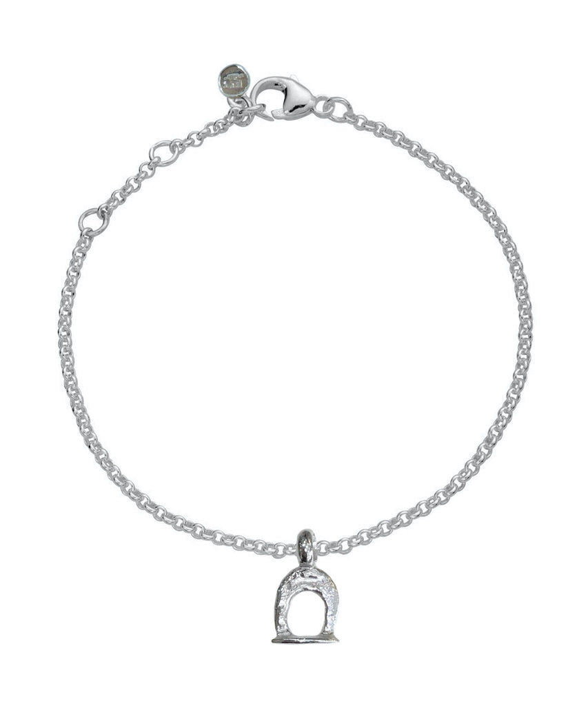 Equestrian Stirrup Chain Bracelet